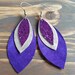 see more listings in the Leather earrings section