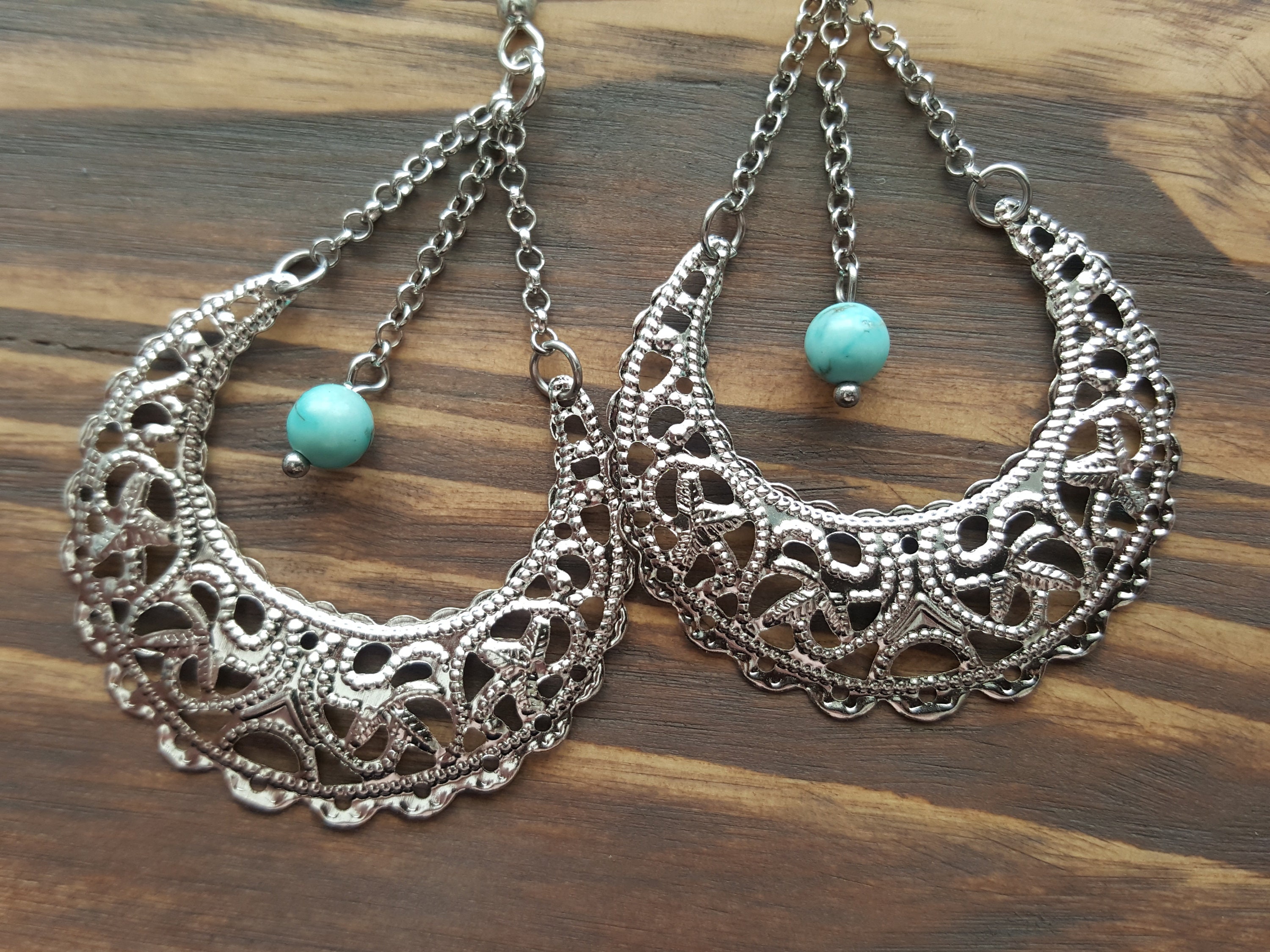 Lampadario In Ceramica Con Anelli 1 Luce - Foto 4