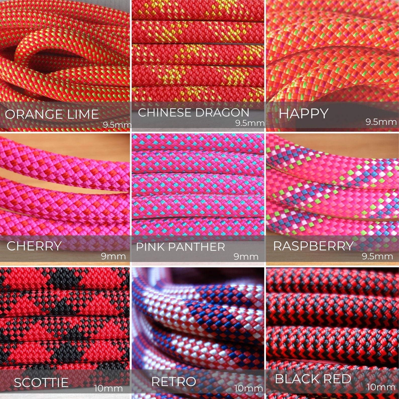 Climbing Rope Dog Leash ORIGINAL OUTDOOR With Carabiner // Etsy Sweden