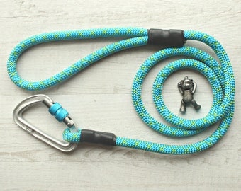 Climbing Rope Dog Leash ORIGINAL OUTDOOR With Carabiner // Custom Made // Choose Your Color