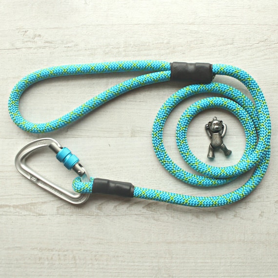rope dog leash with carabiner