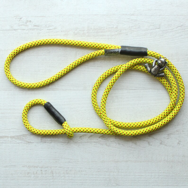 Climbing Rope Slip Lead Dog Leash EASY // Slip Rope Leash // Etsy