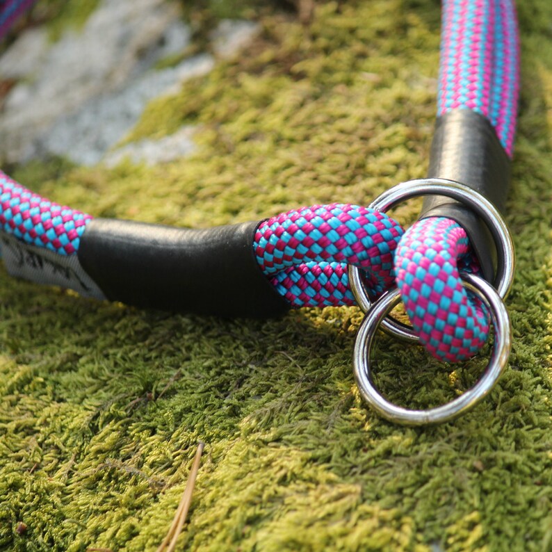 Climbing Rope Slip Dog Collar AMANI // Choose Your Color Etsy