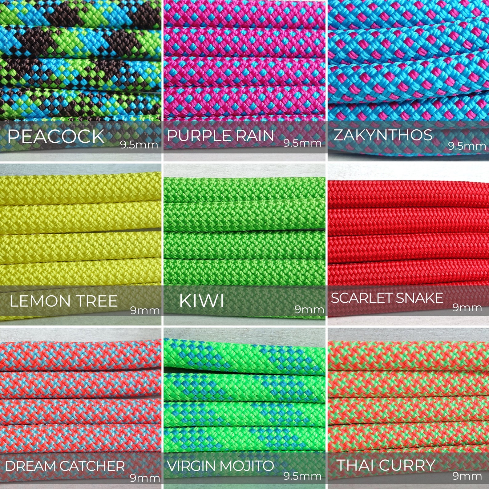 Climbing Rope Dog Leash ORIGINAL OUTDOOR With Carabiner // Etsy Sweden