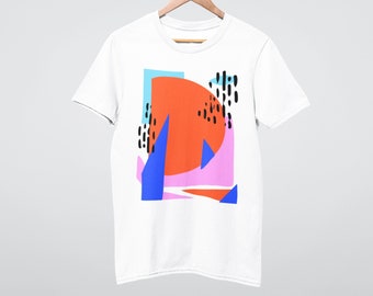 Graphic Tshirt, Abstract Shirt, Unisex Tshirt, Cotton Tshirt, Art Drawing Shirt, Art Tshirt, Aesthetic Shirt, Colorful Shirt,Art Lover Shirt