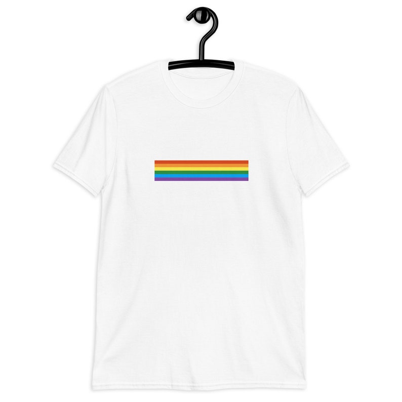 Rainbow Pride Shirt, Gay Symbol Shirt, LGBT Tee, Pride Tshirt, LGBT Pride Flag, Unisex T shirt, Lesbian shirt, Queer Shirt, Bisexual Shirt image 4