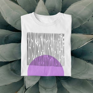 Sun Tshirt, Abstract Tshirt, Art Drawing Shirt, Lines Tshirt, Geometric Tshirt, Sunset Shirt, Aesthetic Tshirt, Minimalist Tee,Trendy Tshirt