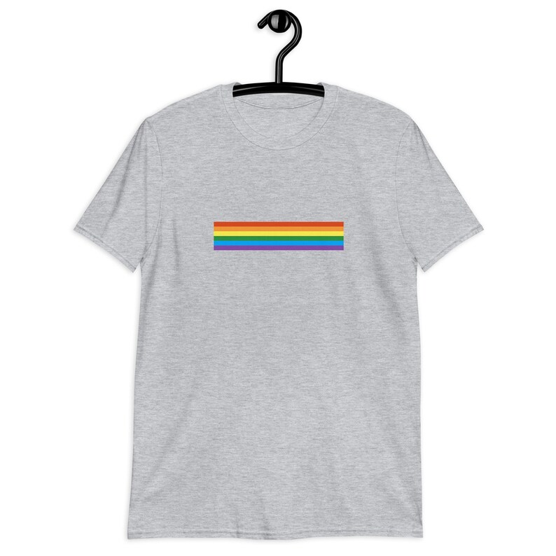 Rainbow Pride Shirt, Gay Symbol Shirt, LGBT Tee, Pride Tshirt, LGBT Pride Flag, Unisex T shirt, Lesbian shirt, Queer Shirt, Bisexual Shirt image 6