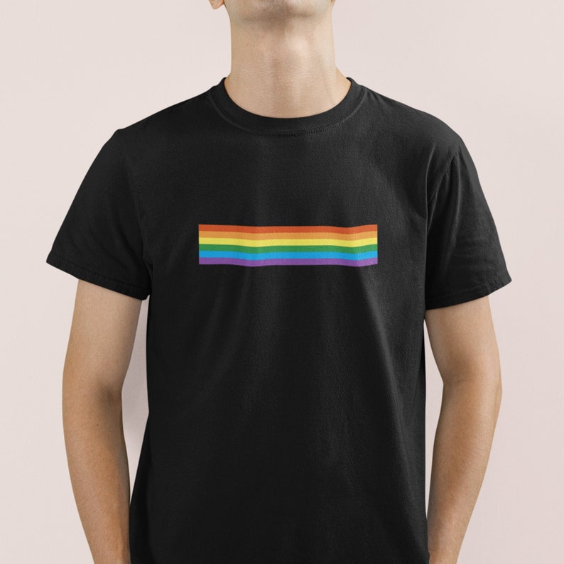 Rainbow Pride Shirt, Gay Symbol Shirt, LGBT Tee, Pride Tshirt, LGBT Pride Flag, Unisex T shirt, Lesbian shirt, Queer Shirt, Bisexual Shirt image 1