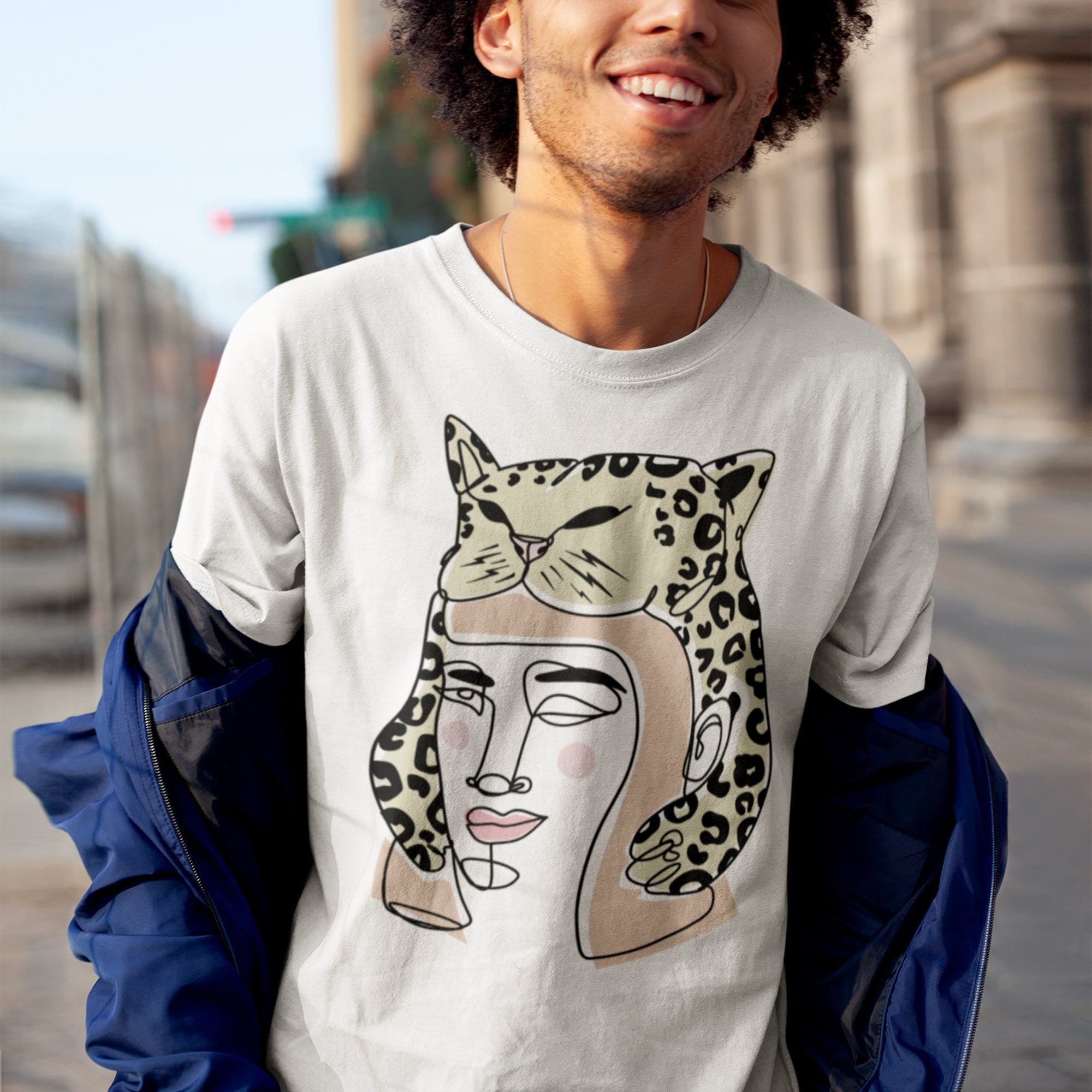 Tiger Woman Tshirtleopard Design Tshirtunique Art 