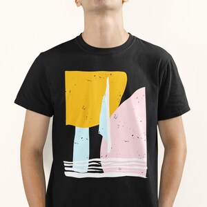 Sun Tshirt, Abstract Tshirt, Art Drawing Shirt, Colorful Shirt, Art Tshirt, Minimalist Tee, Aesthetic Tshirt, Trendy Tshirt, Art Lover Shirt image 2