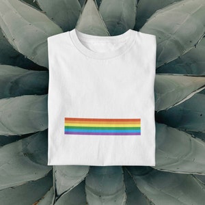 Rainbow Pride Shirt, Gay Symbol Shirt, LGBT Tee, Pride Tshirt, LGBT Pride Flag, Unisex T shirt, Lesbian shirt, Queer Shirt, Bisexual Shirt image 3