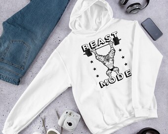 Beast Mode Shirt, Pullover Hoodie ,Fitness Shirt, Sport Shirt, Workout Shirt, Gym Training,Motivation Shirt,Tiger Shirt,Weightlifting,Jumper