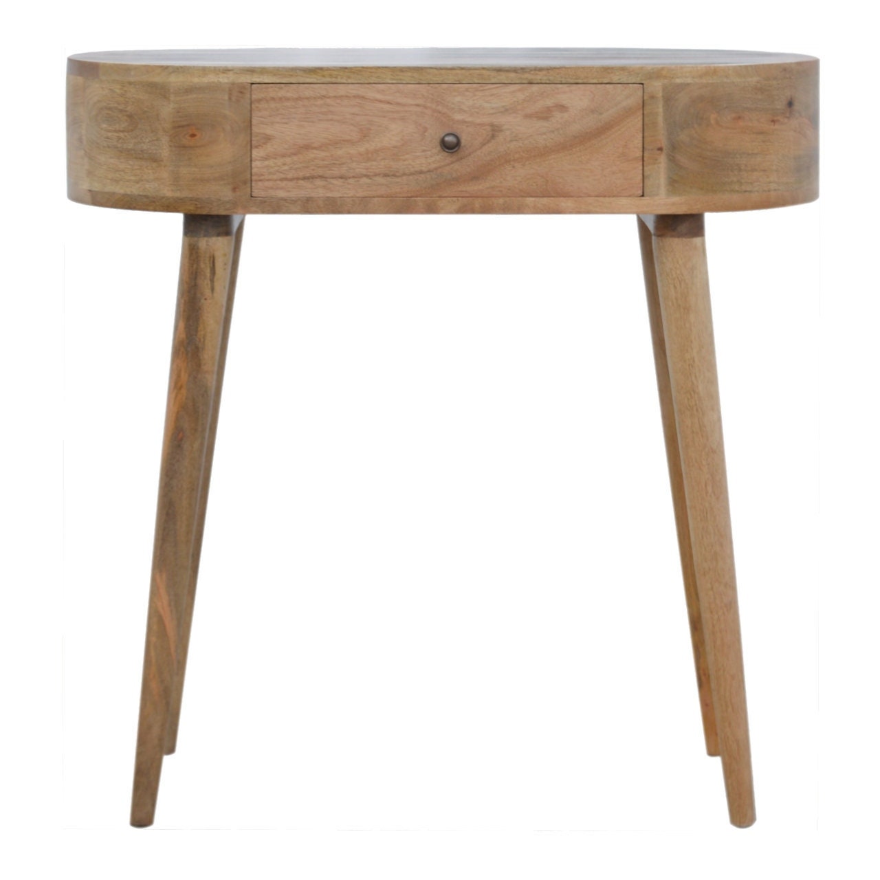 1 Table de console de tiroir avec bords arrondis