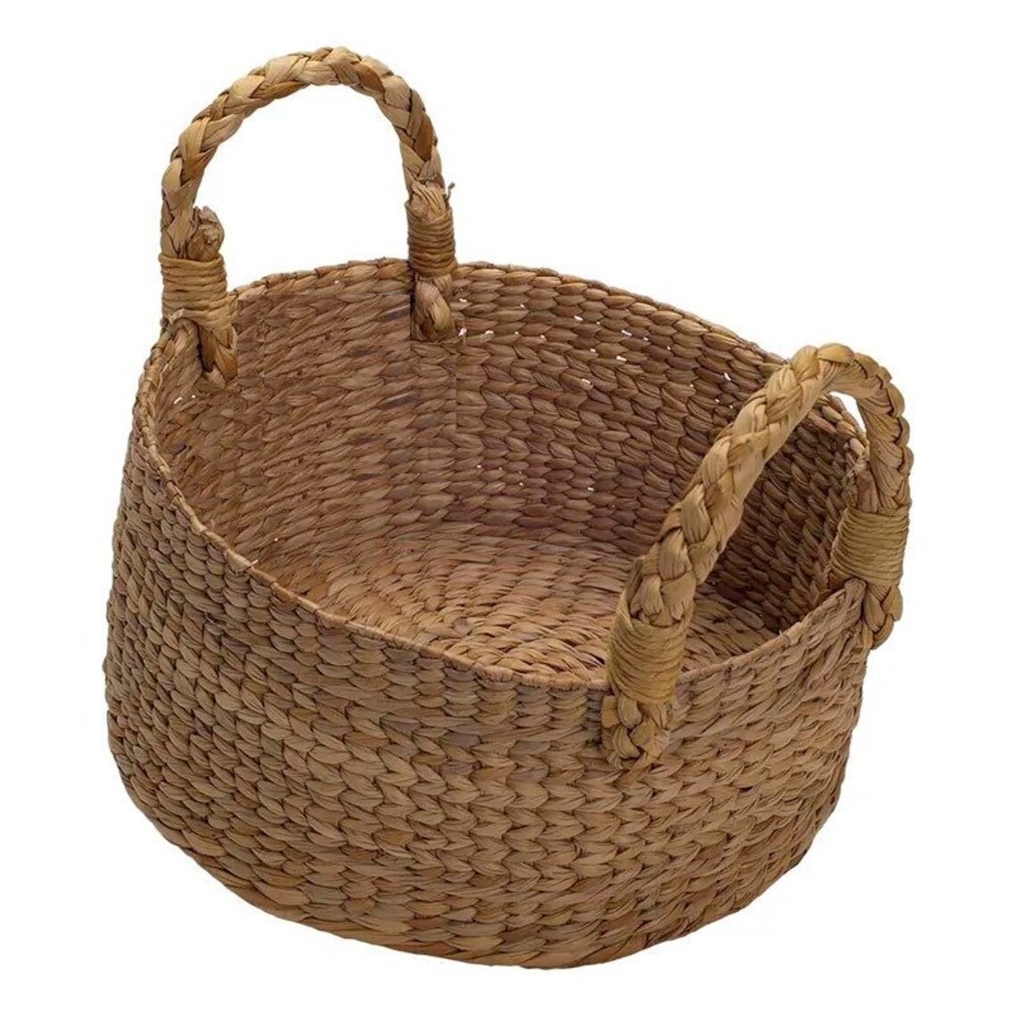 Kauna Reed Eco Friendly Round Basket Etsy