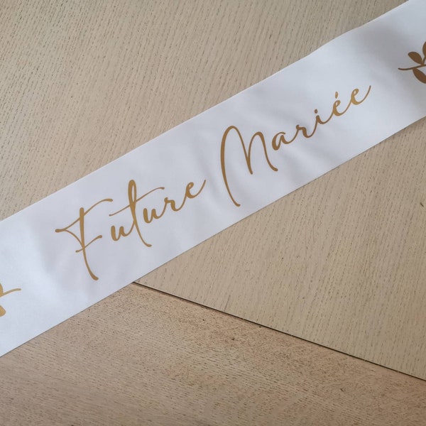 Écharpe future mariée