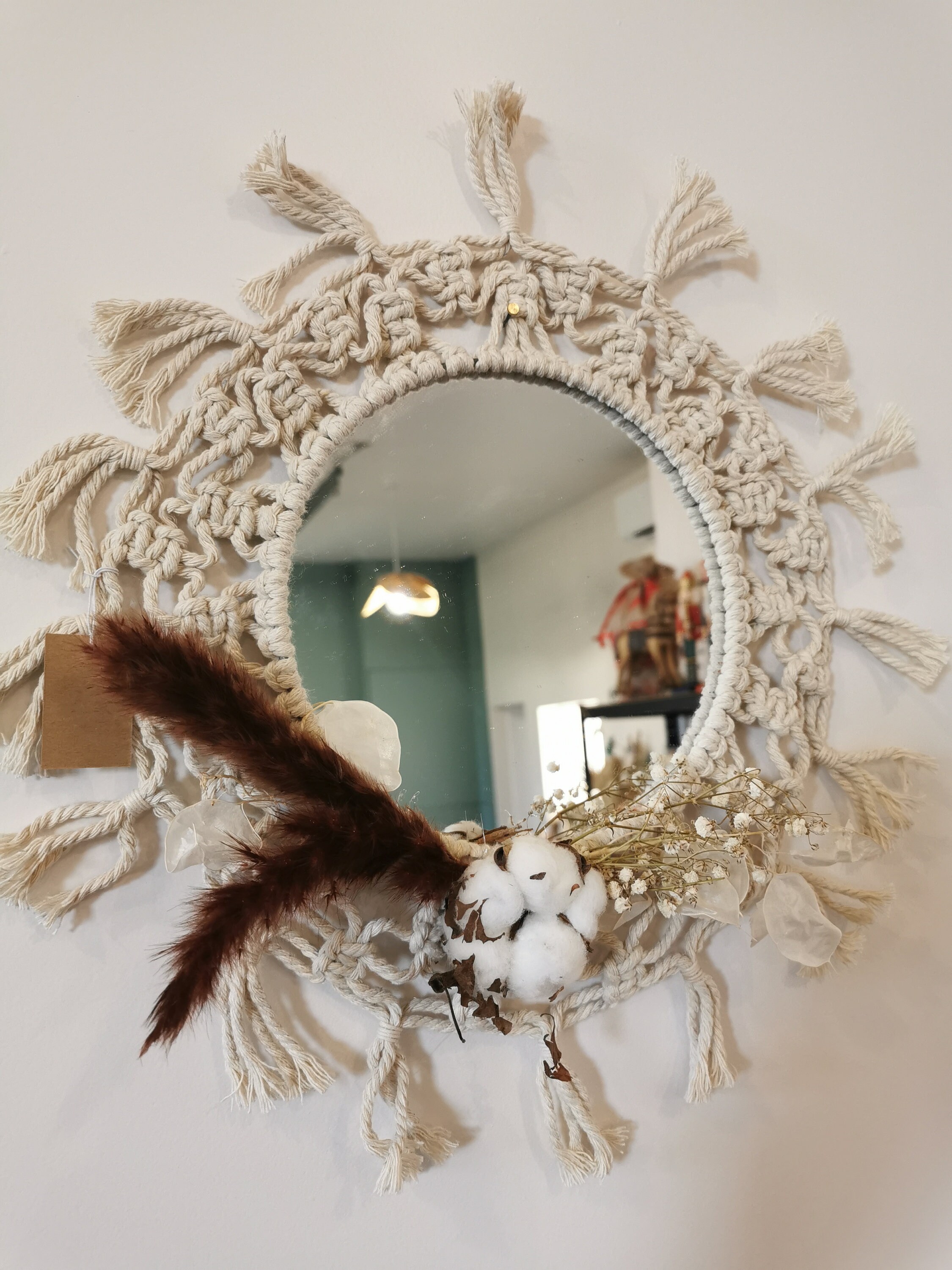 Miroir Macramé