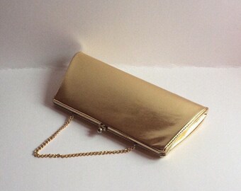 antique gold clutch