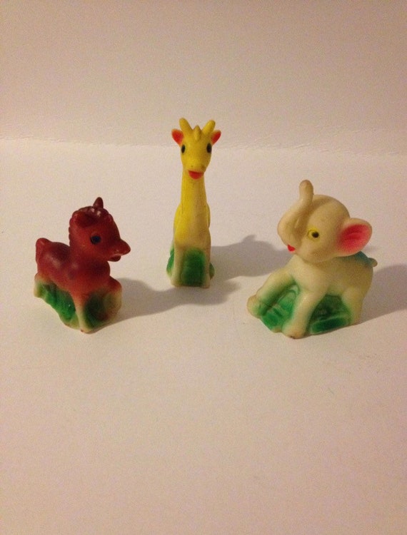 rubber animal toys