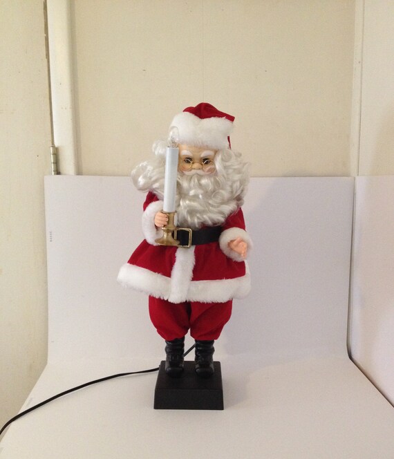Large 25 Animated Christmas Santa Claus Clause Etsy