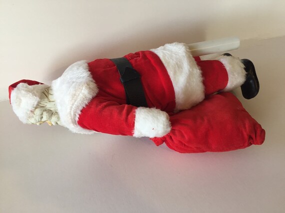large stuffed santa doll