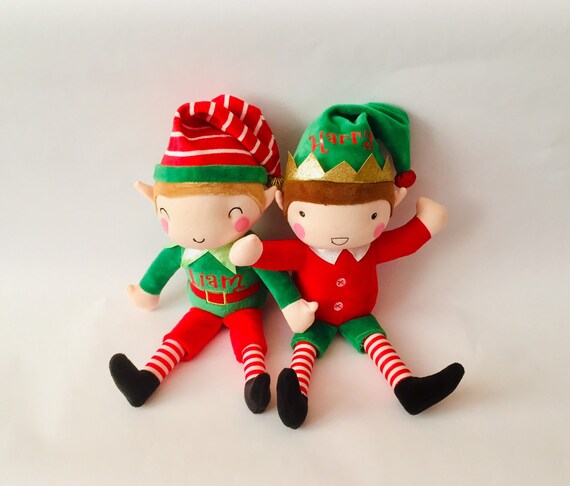plush christmas elves