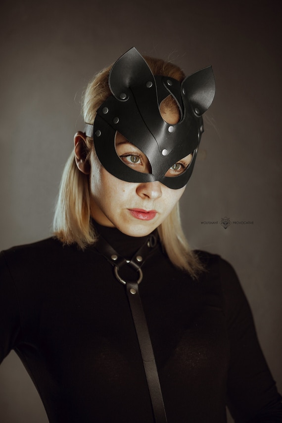 Cat Mask Animal Mask Cat Woman Mask Black Cat Mask - Etsy Hong Kong