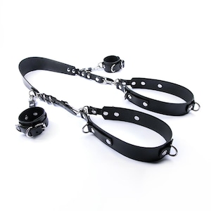 Thigh sling bondage kit, Bondage belt, Bondage gear, Restraints, Spreader bar, Bondage harness, Handcuffs, Thigh cuffs, Thigh harness MATURE