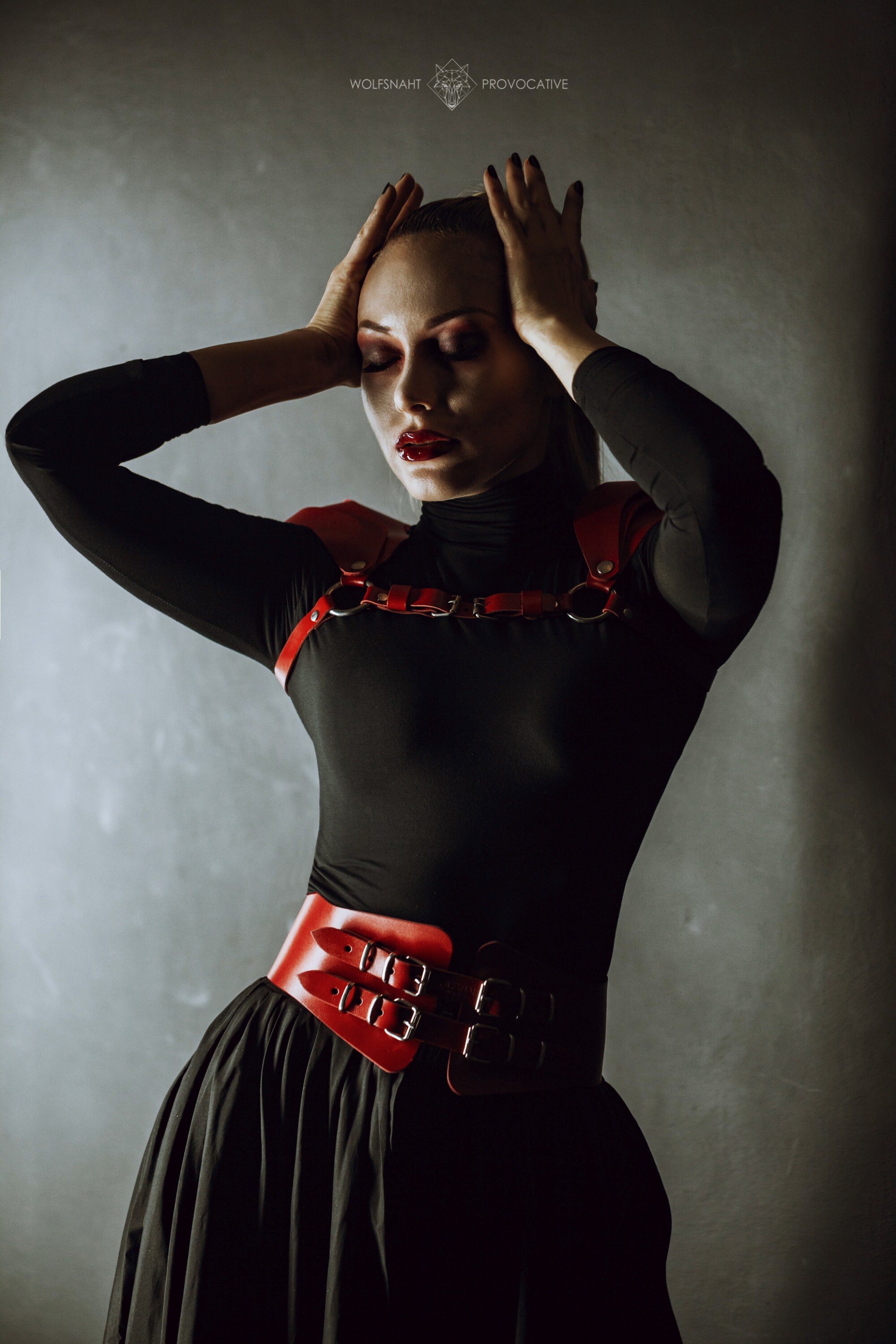 Red Leather Corset Belt Premium BDSM Corset BDSM Clothing Etsy