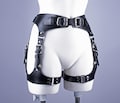 Thigh harness, Leg harness, Garters, Leather garter belt, Leather garter, Harness for women, Body harness, MATURE