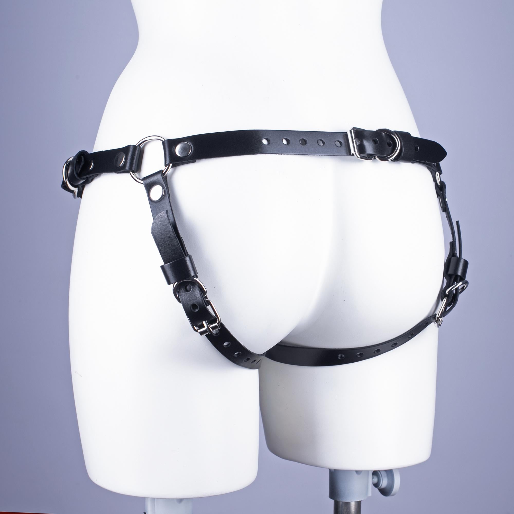 Doppeldildo Hschen, Strapon Harness mit abnehmbarem Rcken, Strapless Dildo,  Pegging Harness, Strapon Harness, BDSM Harness, MATURE - Etsy.de