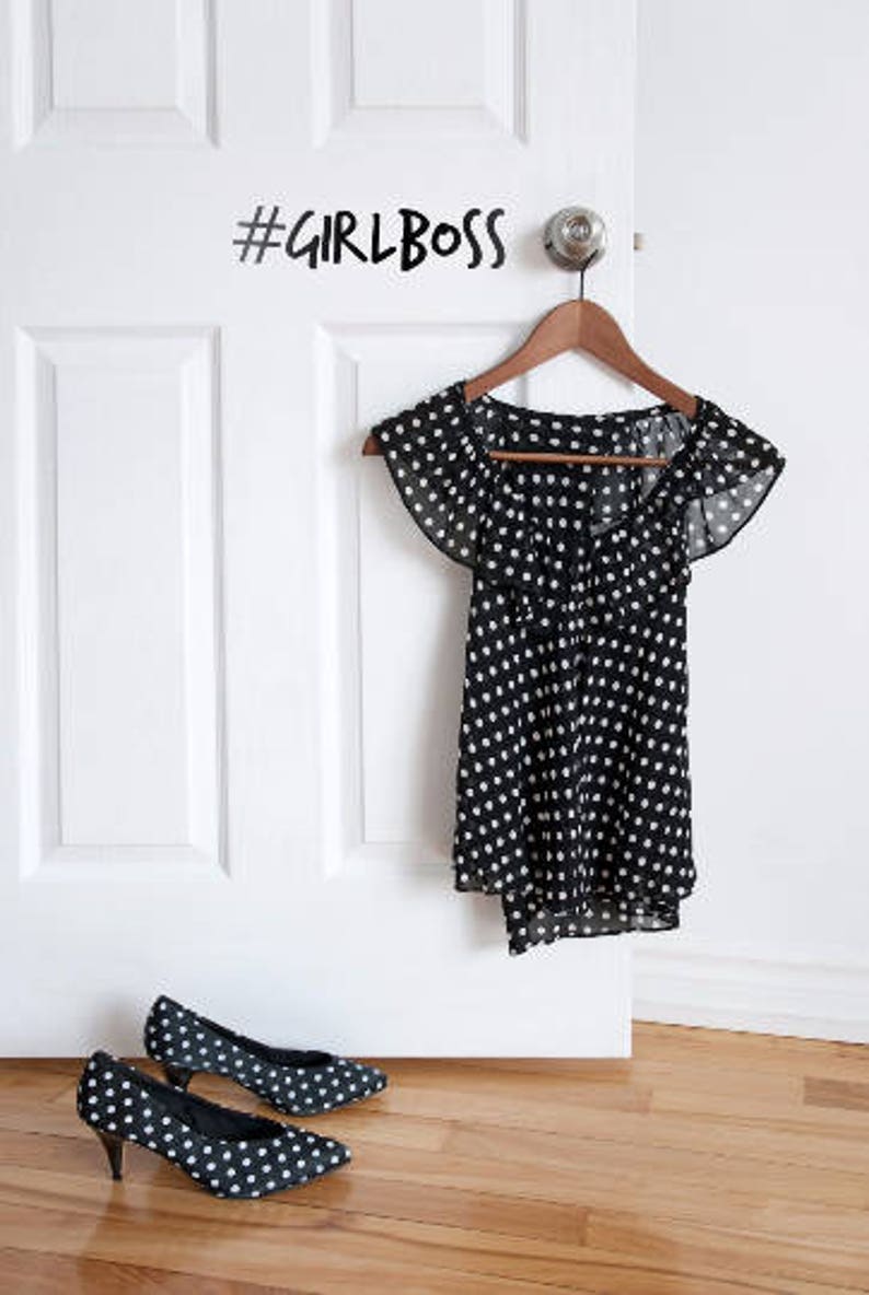 Hashtag Girl Boss girlboss Vinyl Wall Decal Wall Sticker Etsy