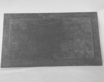 Jewellery Display Counter / Serving Mat - Hand Made - Ash Grey Suedette