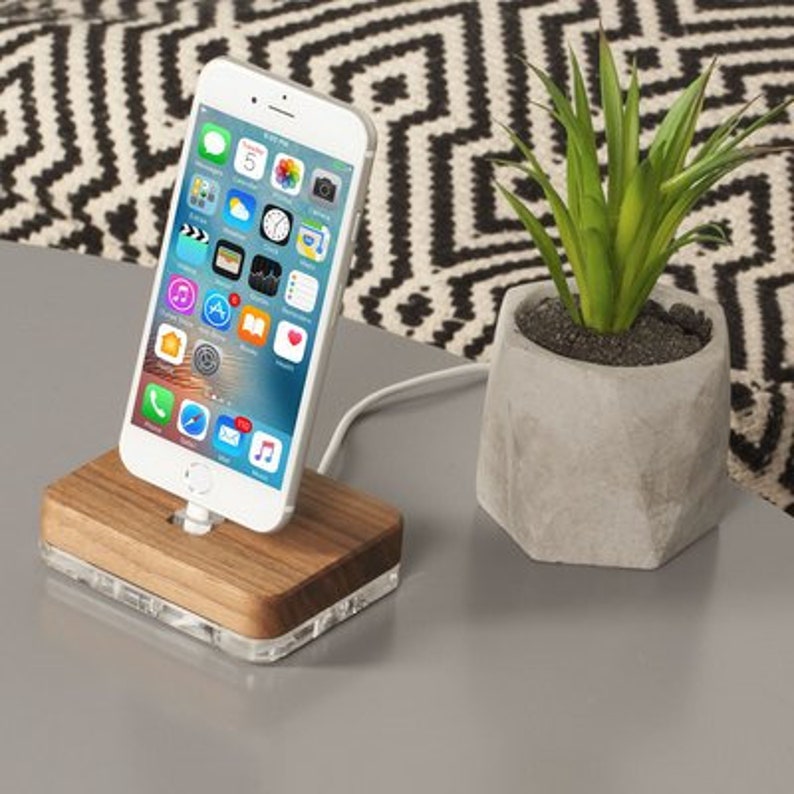 IPhone Dock Airpods Dock for IPhone IPad IPhone Docking Station Wooden Dock IPhone Dock Apple Docking Station IPhone Charging Station
