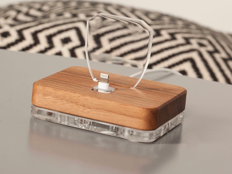 IPhone Dock Airpods Dock for IPhone IPad IPhone Docking Station Wooden Dock IPhone Dock Apple Docking Station IPhone Charging Station