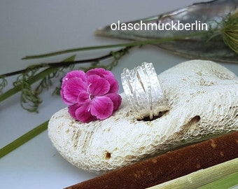 Aussergewöhnlicher masivo handgefertigter Silberring
