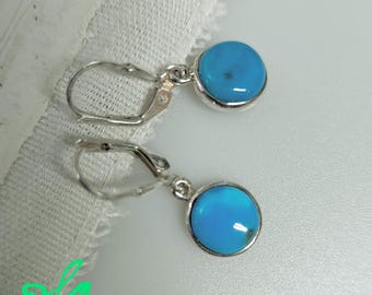 Silber  Ohrringe mit Türkis