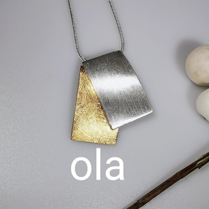Anhänger aus Silber teilvergoldet