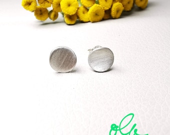 Ohrstecker aus 925 Silber ,rund