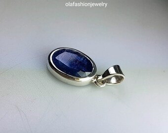 Pendentif en argent avec Kyanite