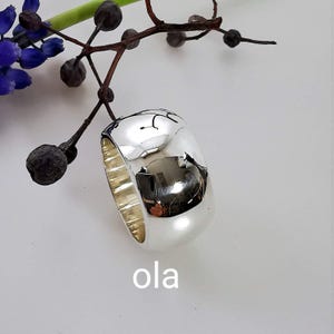 Breite Ring aus 925 Silber,schlicht