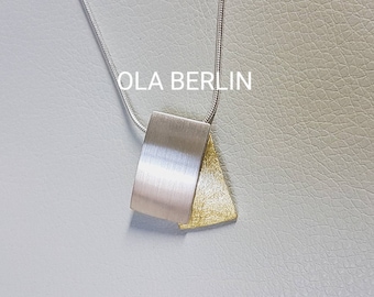 925 Silberanhänger mit 18 Karat Vergoldung