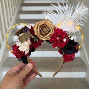 Pirate Mouse Ears | Floral Wire Cruise Mickey Headband