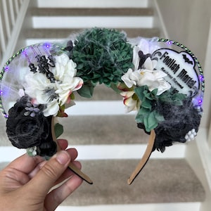 Haunted Mansion Inspired Mouse Ears | Floral Mouse Ears | Character Ears | Wire Mouse Ears | Mickey Ears | Minnie Ears | Floral Mickey Ears