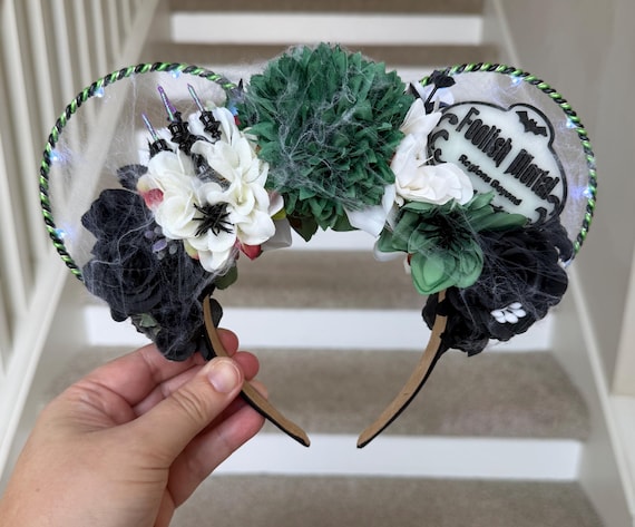Haunted Mansion Themed Headband Custom Disney Haunted Mansion Maid Cast Member Inspired  main image 2