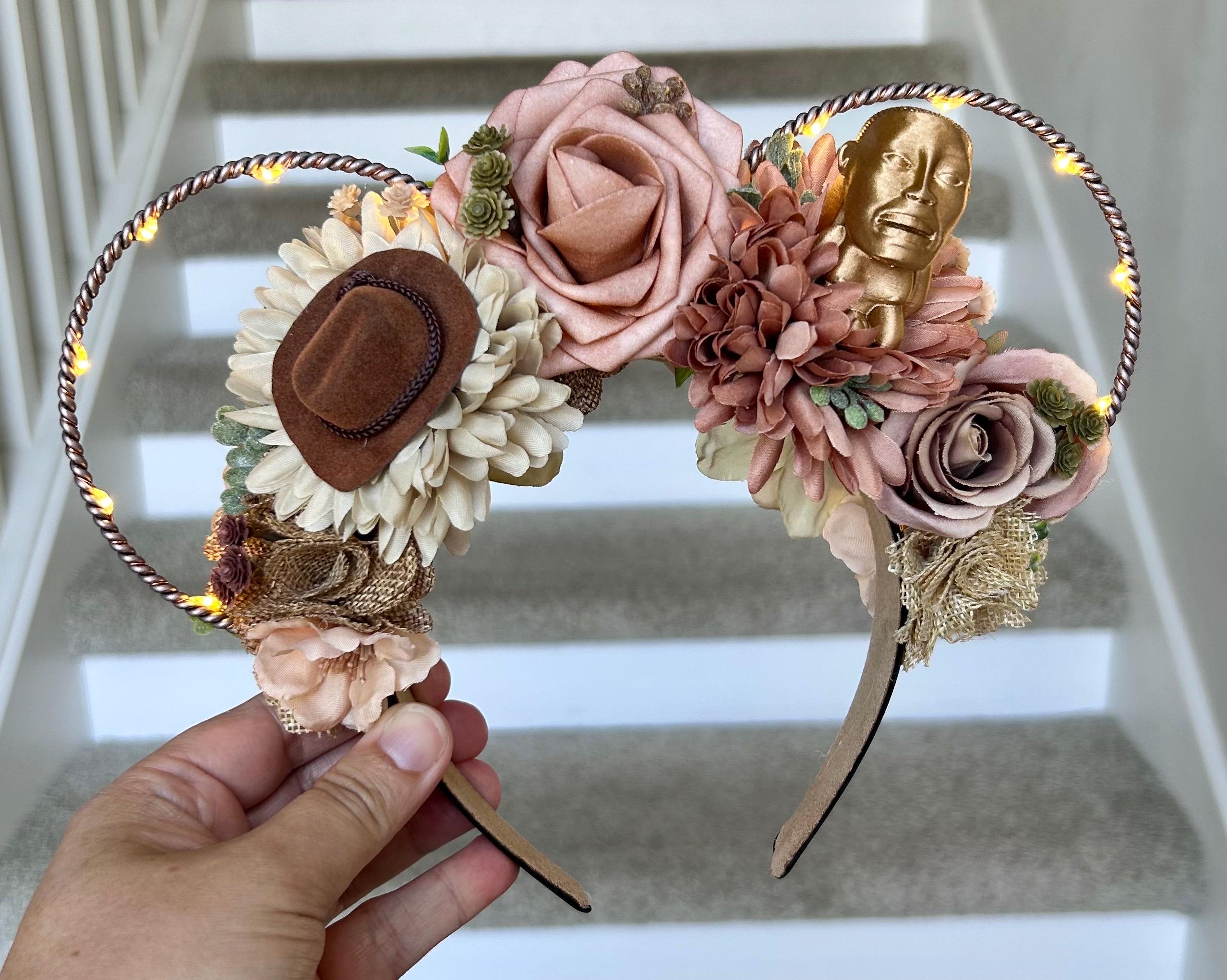 Handmade Indiana Jones Inspired Ear Headband with Bow il_fullxfull.2514003613_lwqp.jpg main image 3