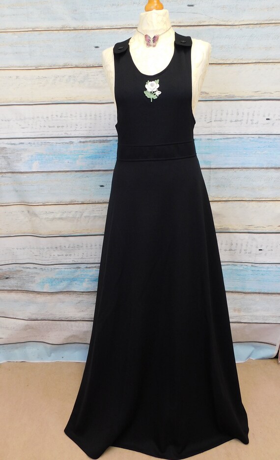 1970s pinafore dress