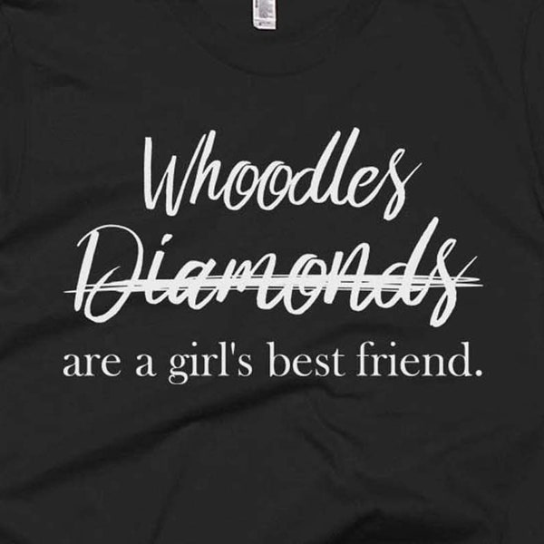 Whoodle Tee - Whoodle Gifts - Best Whoodle Shirts - Whoodles Not Diamonds Are A Girl's Best Friend