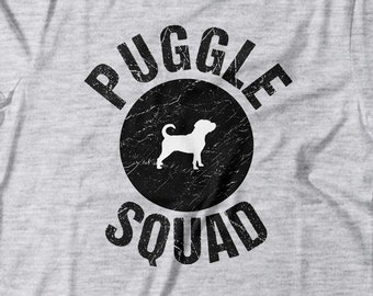 Puggle T Shirt - Puggle Squad Tee - Puggle Gift - Puggle Dog Owner - Gift For Puggle Lovers