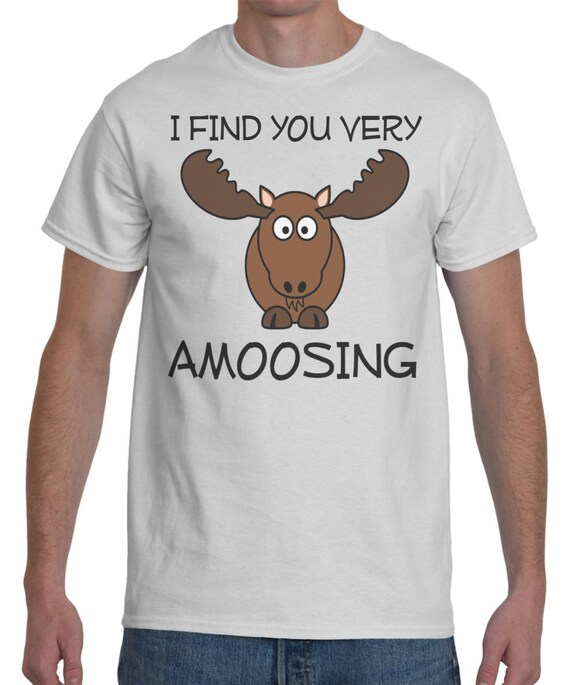T Shirt Unisex Moose Tee Moose Gift 